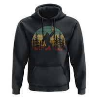 Funny Bigfoot Pickles Lover Hoodie Retro Sasquatch Cucumber Food Lover