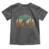 Funny Bigfoot Pickles Lover Toddler T Shirt Retro Sasquatch Cucumber Food Lover