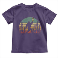Funny Bigfoot Pickles Lover Toddler T Shirt Retro Sasquatch Cucumber Food Lover