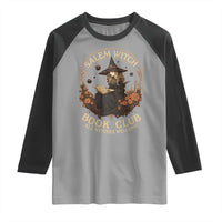 Salem Witch Book Club All Witches Welcome Raglan Shirt Halloween Book Lover - Wonder Print Shop