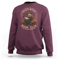 Salem Witch Book Club All Witches Welcome Sweatshirt Halloween Book Lover - Wonder Print Shop