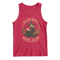 Salem Witch Book Club All Witches Welcome Tank Top Halloween Book Lover - Wonder Print Shop