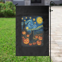 Halloween Cat Starry Night Van Gogh Cat Lovers Garden Flag - Wonder Print Shop