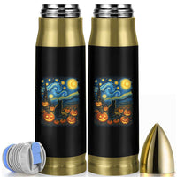 Halloween Cat Starry Night Van Gogh Cat Lovers Bullet Tumbler - Wonder Print Shop