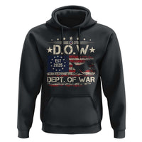 Dept Of War Est 2025 Hoodie DOW Military Patriotic American Flag - Wonder Print Shop
