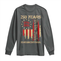 250 Years Semiquincentennial Long Sleeve Shirt 250th America Anniversary Independence Day
