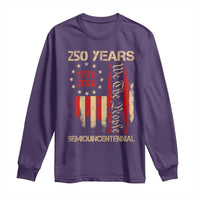 250 Years Semiquincentennial Long Sleeve Shirt 250th America Anniversary Independence Day