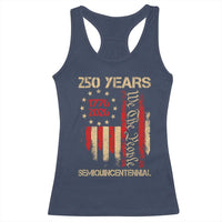 250 Years Semiquincentennial Racerback Tank Top 250th America Anniversary Independence Day