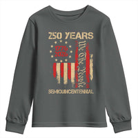250 Years Semiquincentennial Youth Sweatshirt 250th America Anniversary Independence Day
