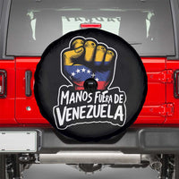 Manos Fuera De Venezuela Spare Tire Cover Venezuelan Flag - Wonder Print Shop
