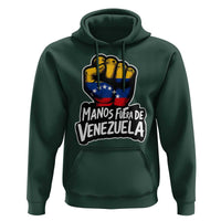 Manos Fuera De Venezuela Hoodie Venezuelan Flag - Wonder Print Shop
