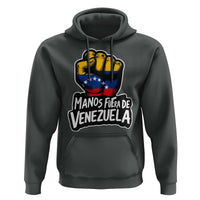 Manos Fuera De Venezuela Hoodie Venezuelan Flag - Wonder Print Shop