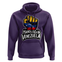 Manos Fuera De Venezuela Hoodie Venezuelan Flag - Wonder Print Shop