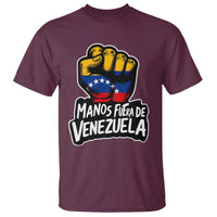 Manos Fuera De Venezuela T Shirt Venezuelan Flag - Wonder Print Shop