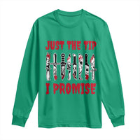 Funny Halloween Just The Tip I Promise Long Sleeve Shirt Horror Movie Knives - Wonder Print Shop