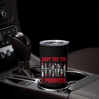 Funny Halloween Just The Tip I Promise Tumbler Cup Horror Movie Knives - Wonder Print Shop