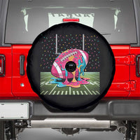 American Football Sprinkles Ice Cream Drip Field Goal Spare Tire Cover - Wonder Print Shop