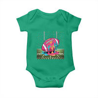 American Football Sprinkles Ice Cream Drip Field Goal Baby Onesie - Wonder Print Shop