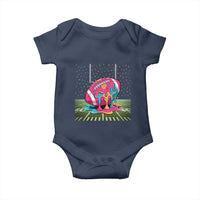 American Football Sprinkles Ice Cream Drip Field Goal Baby Onesie - Wonder Print Shop