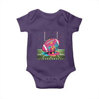 American Football Sprinkles Ice Cream Drip Field Goal Baby Onesie - Wonder Print Shop