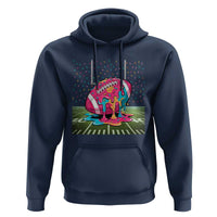 American Football Sprinkles Ice Cream Drip Field Goal Hoodie - Wonder Print Shop