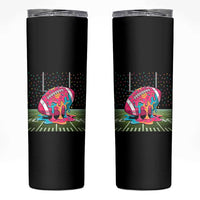 American Football Sprinkles Ice Cream Drip Field Goal Skinny Tumbler - Wonder Print Shop