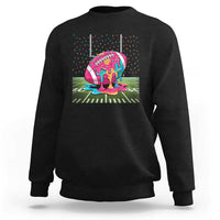 American Football Sprinkles Ice Cream Drip Field Goal Sweatshirt - Wonder Print Shop
