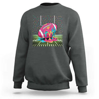 American Football Sprinkles Ice Cream Drip Field Goal Sweatshirt - Wonder Print Shop