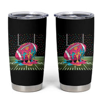 American Football Sprinkles Ice Cream Drip Field Goal Tumbler Cup - Wonder Print Shop