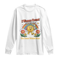 Funny I Wanna Count The Wrinkles On Your Stink Star Long Sleeve Shirt Adult Humor - Wonder Print Shop