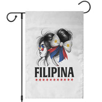 Filipina Girl Philippines Flag Proud Pinay Garden Flag - Wonder Print Shop