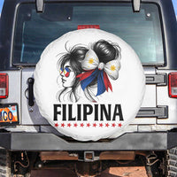 Filipina Girl Philippines Flag Proud Pinay Spare Tire Cover - Wonder Print Shop