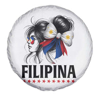 Filipina Girl Philippines Flag Proud Pinay Spare Tire Cover - Wonder Print Shop