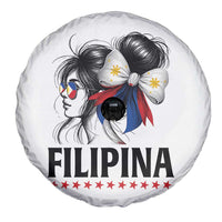 Filipina Girl Philippines Flag Proud Pinay Spare Tire Cover - Wonder Print Shop