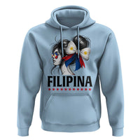 Filipina Girl Philippines Flag Proud Pinay Hoodie - Wonder Print Shop