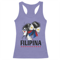 Filipina Girl Philippines Flag Proud Pinay Racerback Tank Top - Wonder Print Shop