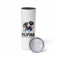 Filipina Girl Philippines Flag Proud Pinay Skinny Tumbler - Wonder Print Shop