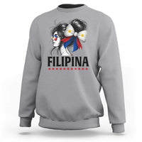 Filipina Girl Philippines Flag Proud Pinay Sweatshirt - Wonder Print Shop
