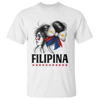 Filipina Girl Philippines Flag Proud Pinay T Shirt - Wonder Print Shop