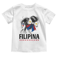 Filipina Girl Philippines Flag Proud Pinay Toddler T Shirt - Wonder Print Shop