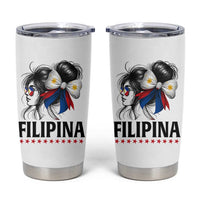 Filipina Girl Philippines Flag Proud Pinay Tumbler Cup - Wonder Print Shop