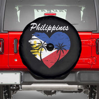 Filipino Pride Spare Tire Cover Pinoy Vintage Philippines Flag Heart - Wonder Print Shop