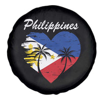 Filipino Pride Spare Tire Cover Pinoy Vintage Philippines Flag Heart - Wonder Print Shop