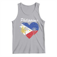 Filipino Pride Tank Top Pinoy Vintage Philippines Flag Heart - Wonder Print Shop