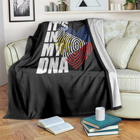 Filipino Pride Throw Blanket Its In My DNA Patriotic Philippines Flag - Wonder Print Shop