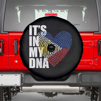 Filipino Pride Spare Tire Cover Its In My DNA Patriotic Philippines Flag - Wonder Print Shop