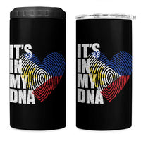 Filipino Pride 4 in 1 Can Cooler Tumbler Its In My DNA Patriotic Philippines Flag - Wonder Print Shop
