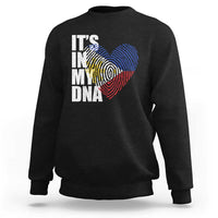 Filipino Pride Sweatshirt Its In My DNA Patriotic Philippines Flag - Wonder Print Shop