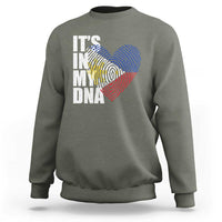 Filipino Pride Sweatshirt Its In My DNA Patriotic Philippines Flag - Wonder Print Shop