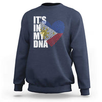 Filipino Pride Sweatshirt Its In My DNA Patriotic Philippines Flag - Wonder Print Shop